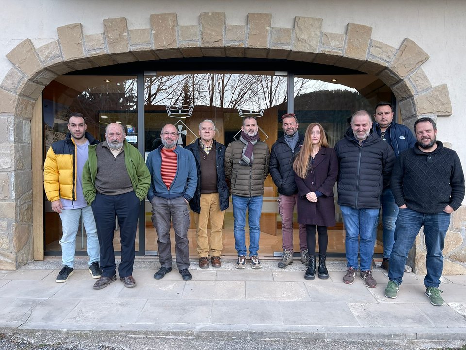 Alcaldes i regidors del Parc Geològic i Miner dels Contrafotrs del Pirineu. Cambrils (Odèn)