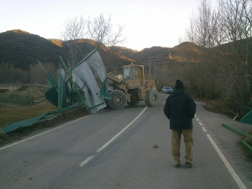 Afectaci&oacute; del vent - Foto: Xavier Gra&ntilde;&eacute; Porta 