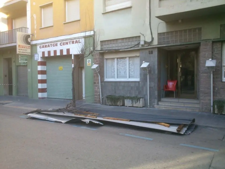 Afectaci&oacute; del vent - Foto: Xavier Gra&ntilde;&eacute; Porta 