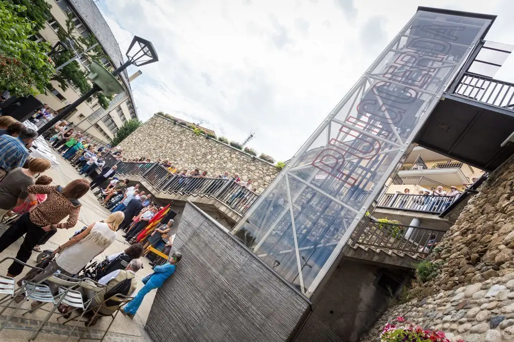 Inauguraci&oacute; ascensor Pla&ccedil;a d'en Calva