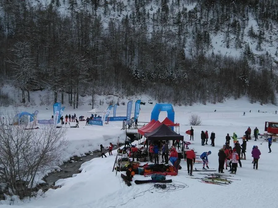 Estació aragonesa de fons de Linza (Huesca) on es van celebrar els campionats estatals 