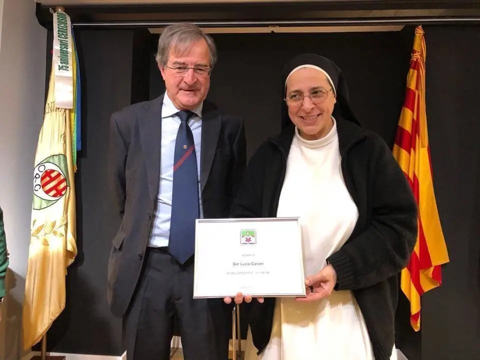 Sor Lucia Caram i Pere Mentruit