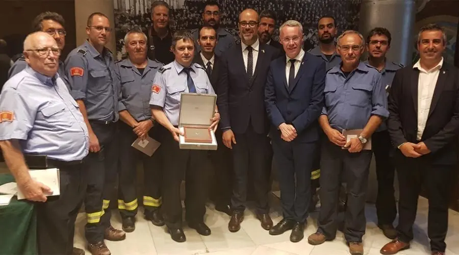 Creu Sant Jordi Bombers de Puigcerdà