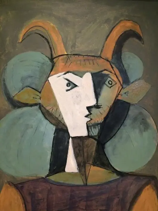 Pablo Picasso - Le Faune Au Manteau Violet (2)