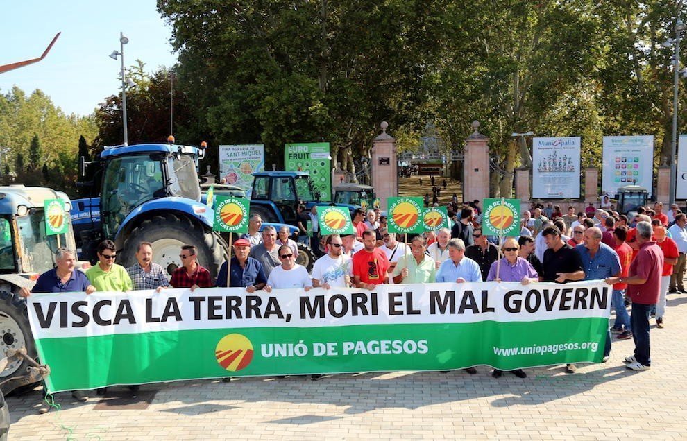 Manifestació Unió de Pagesos