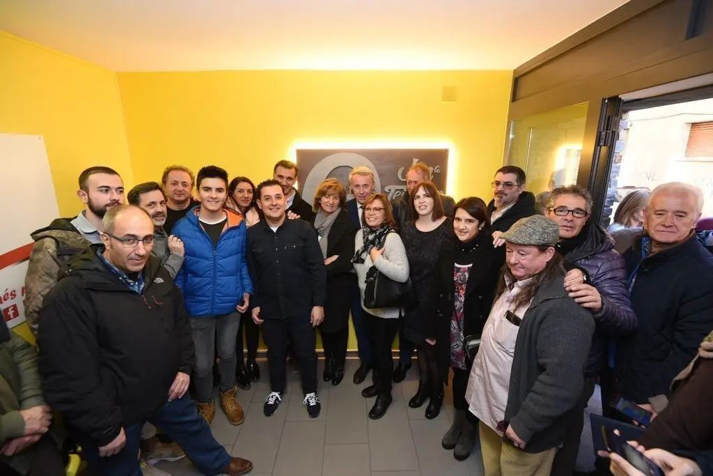 família de josep m teignier, voluntaris de ràdio puigcerdà i membres de l'ajuntament