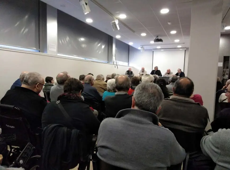 Pla general de l'assemblea que han celebrat els jubilats de la companyia Endesa al Pallars Juss&radic;&dagger; i Sobir&radic;&dagger;. Imatge de l'11 de gener del 2019. (horitzontal)
