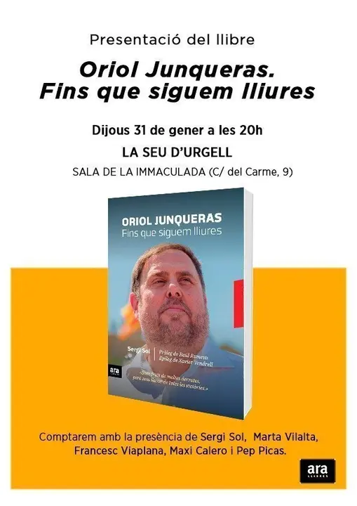 Cartell Sergi Sol La seu  d'Urgell