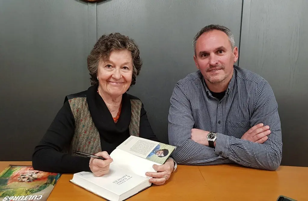 Maria Barbal amb Raimon Monterde