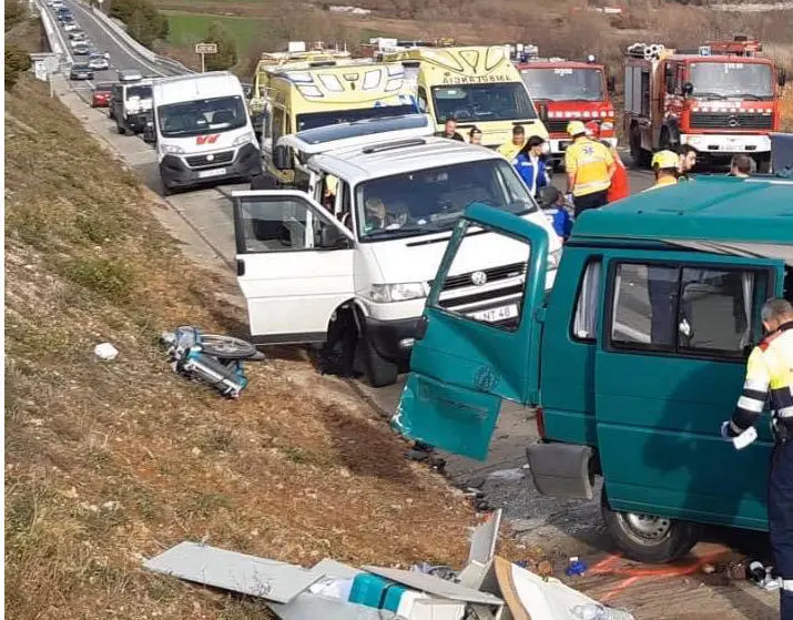 Accident Coll de Nargó C14 2