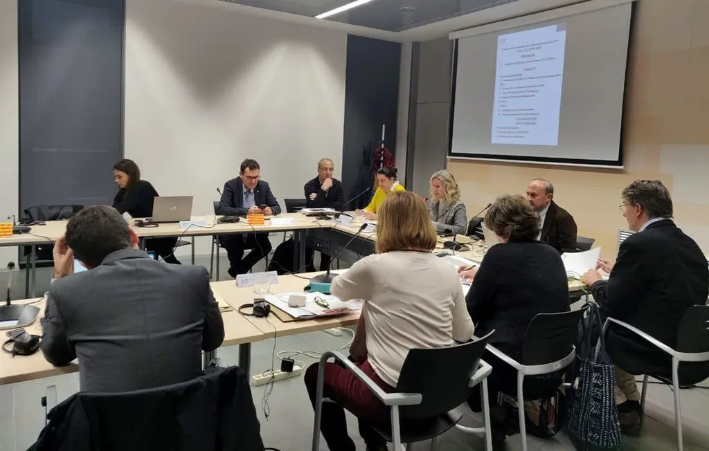 Reuni&radic;&ge; de la Comunitat de Treball dels Pirineus celebrada el 22 de gener del 2020 a Tremp. (horitzontal)