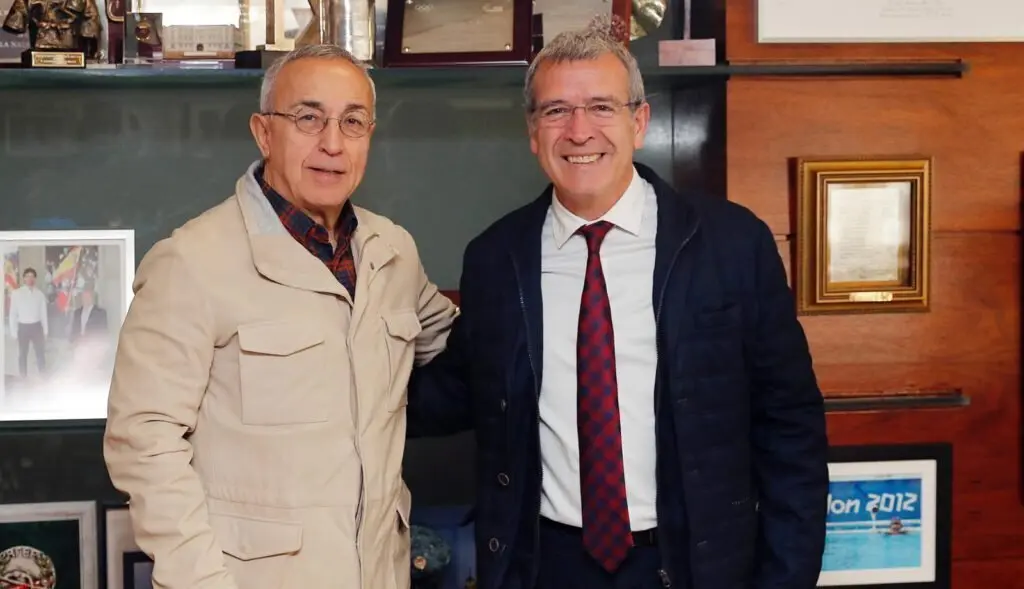 Boya amb president COE
