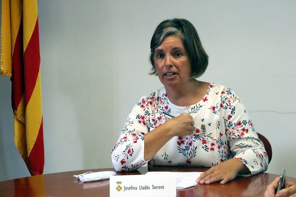 Josefina Llafós, presidenta del Consell Comarcal de l'Alt Urgell. Imatge del 10 de juliol del 2020. (horitzontal)