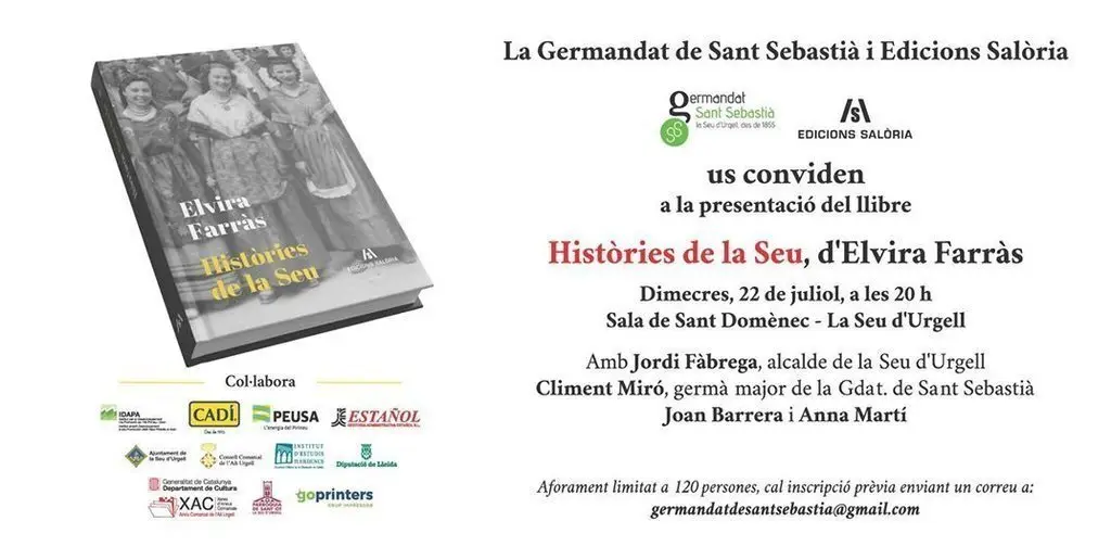 Invitaci&oacute; Hist&ograve;ries de la Seu d'Elvira Farr&agrave;s