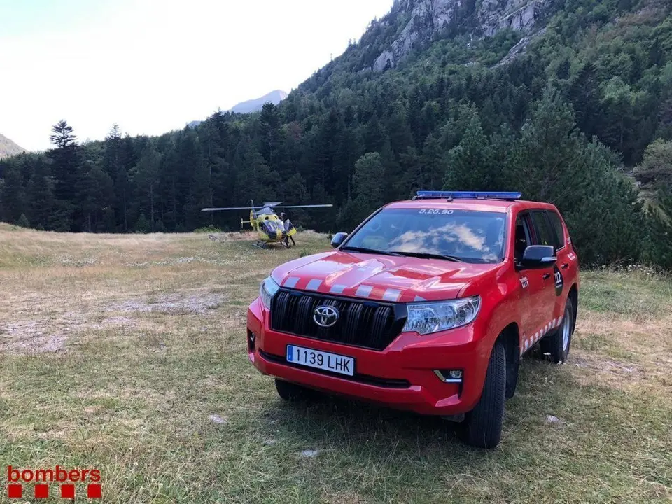 Accident mortal Vall de Bo&iacute; Bombers bis