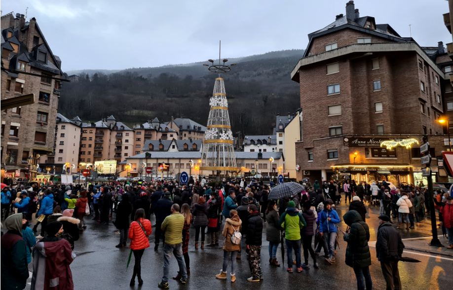 Manifestaci&oacute; Vielha hosteleria