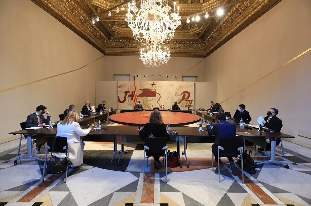 Pla general de la reuni&oacute; del Consell Executiu del 29 de desembre de 2020 (Horitzontal)