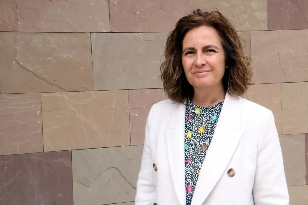 La candidata a l'alcaldia de Tremp per Comprom&iacute;s per Tremp, S&iacute;lvia Romero. Imatge de l'abril del 2019. (horitzontal)