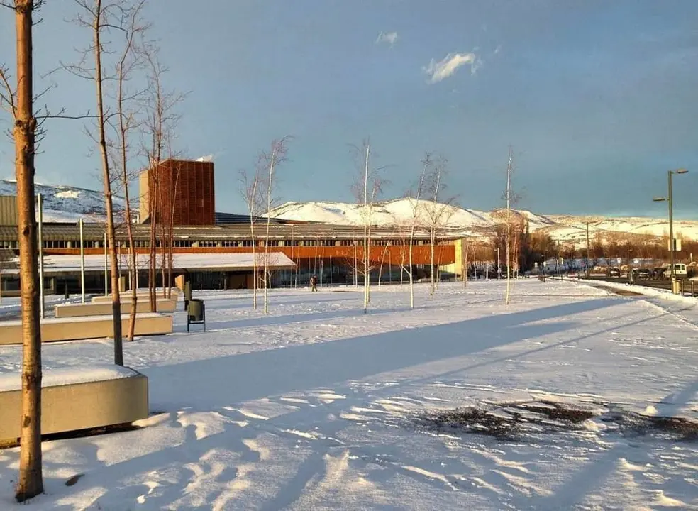Hospital de Cerdanya nevat