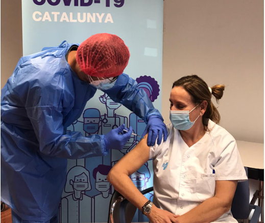 Vacunaci&oacute; professionals sanitaris