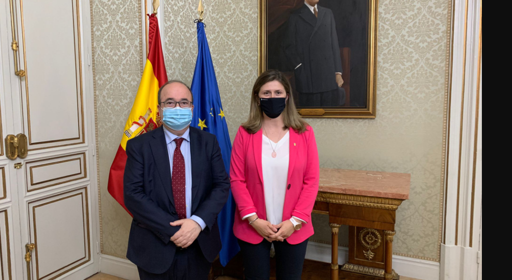 Maria Verg&eacute;s Miquel Iceta