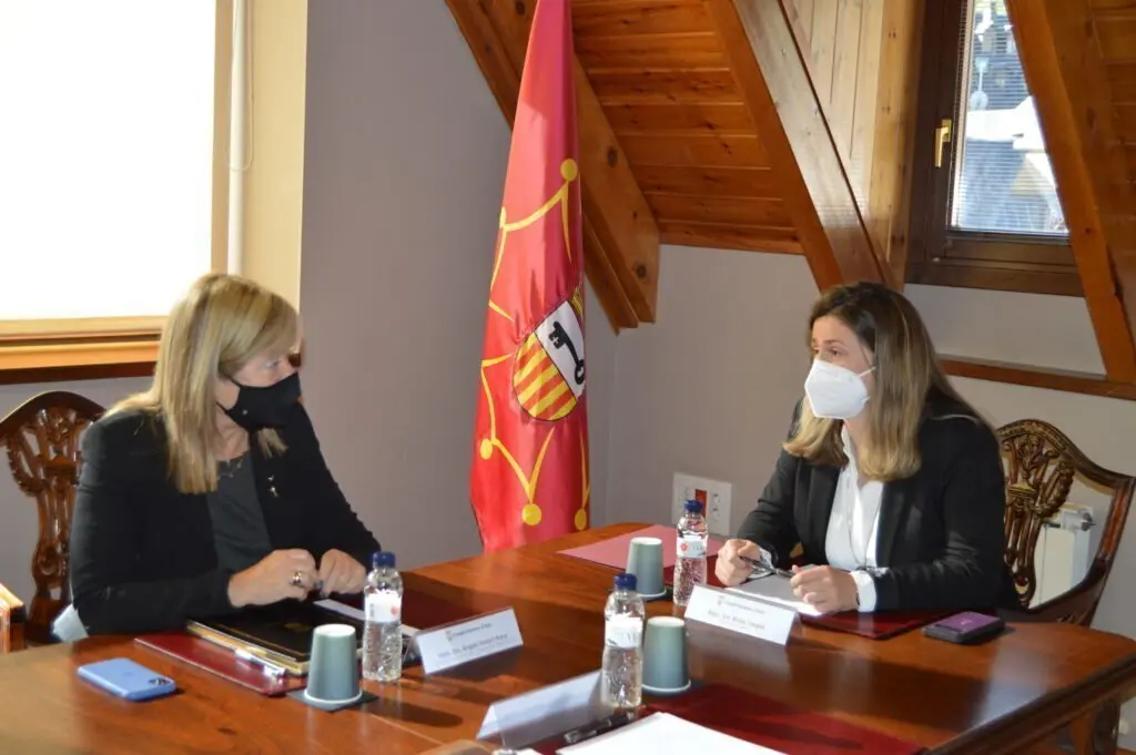 S&iacute;ndica Aran amb consellera de Cultura Generalitat