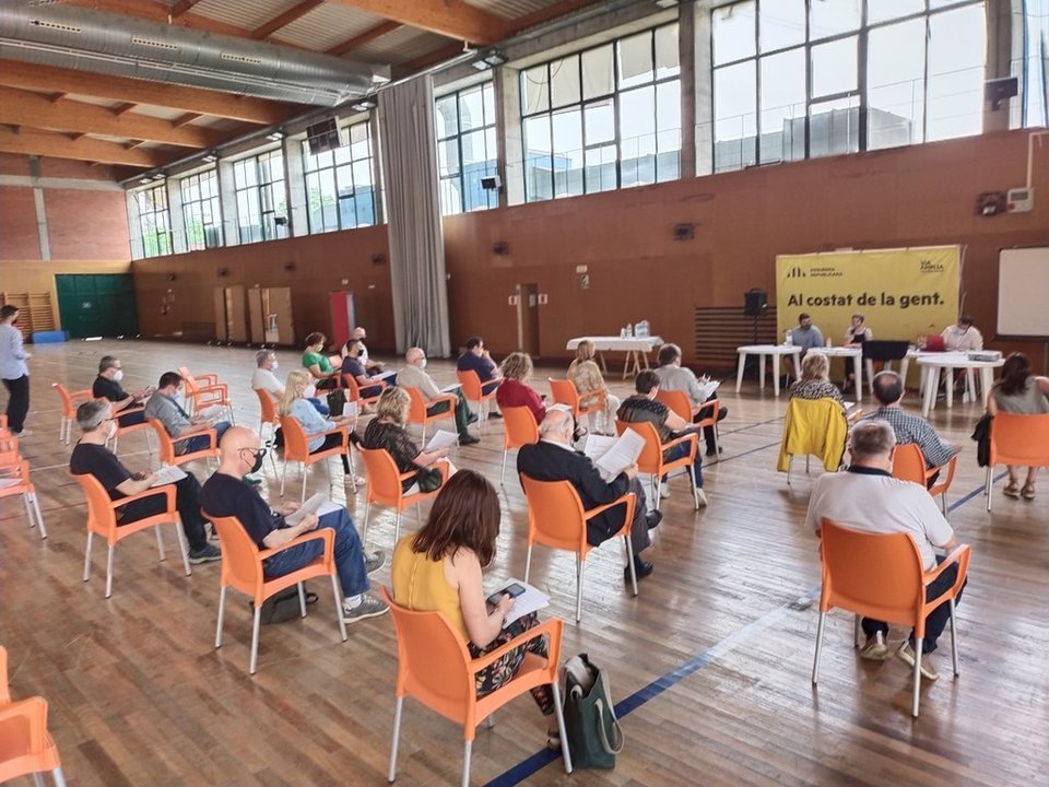 Celebració del Congrés Regional d'ERC Alt Pirineu i Aran a Oliana 