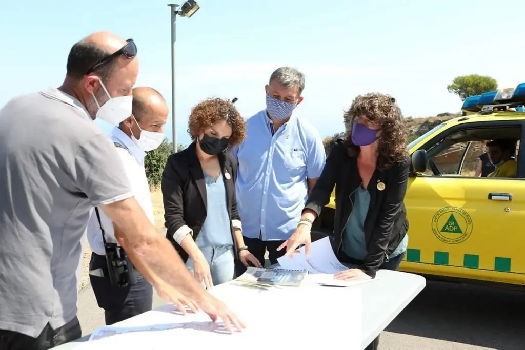 Perill d'incendis a Catalunya