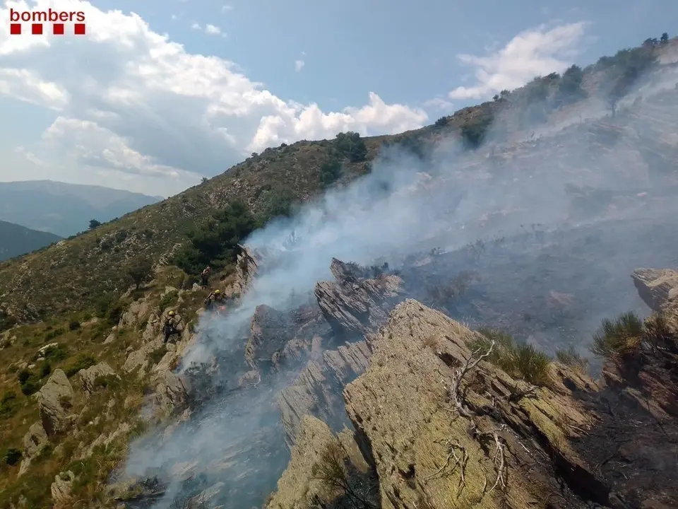 Incendi a Llavors&iacute;