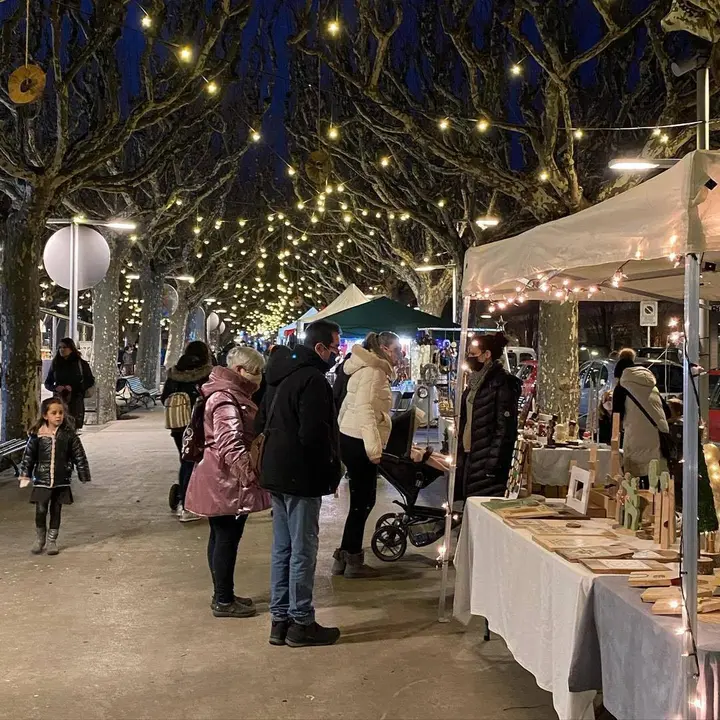 Mercat de Nadal la Seu Passeig Joan Brudieu