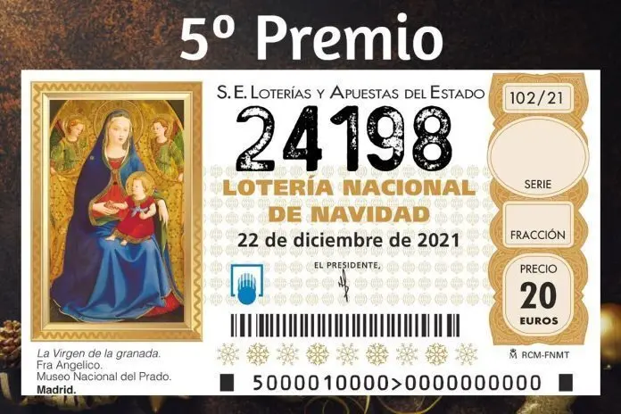 Loteria Nadal 5&egrave; premi