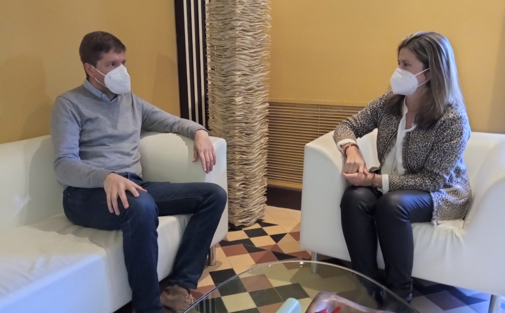 Maria Verg&eacute;s amb Marcel Iglesias