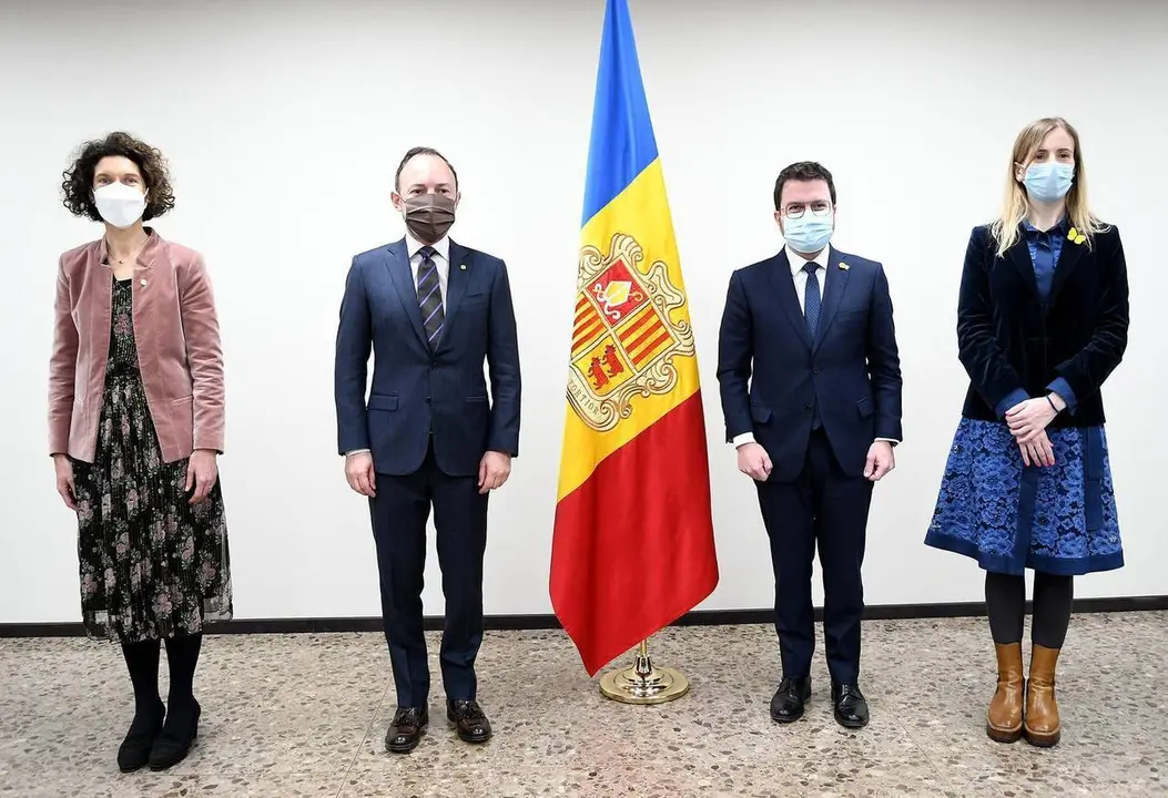 Visita M.Hble, President de la Generalitat de Catalunya Sr. Pere Aragon&egrave;s i Garcia.11-02-2022