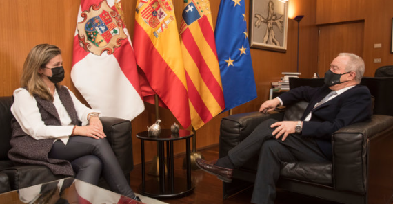 Maria Verg&eacute;s amb Miguel Gracia