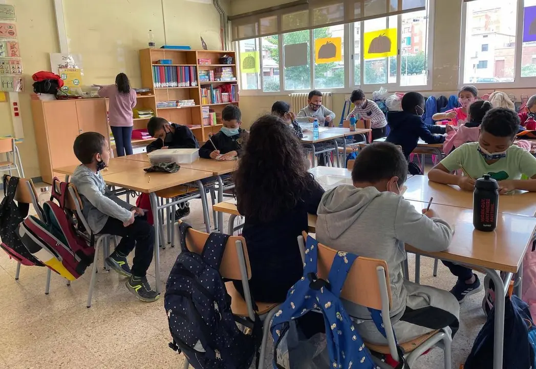 Aula de l'Escola la Font
