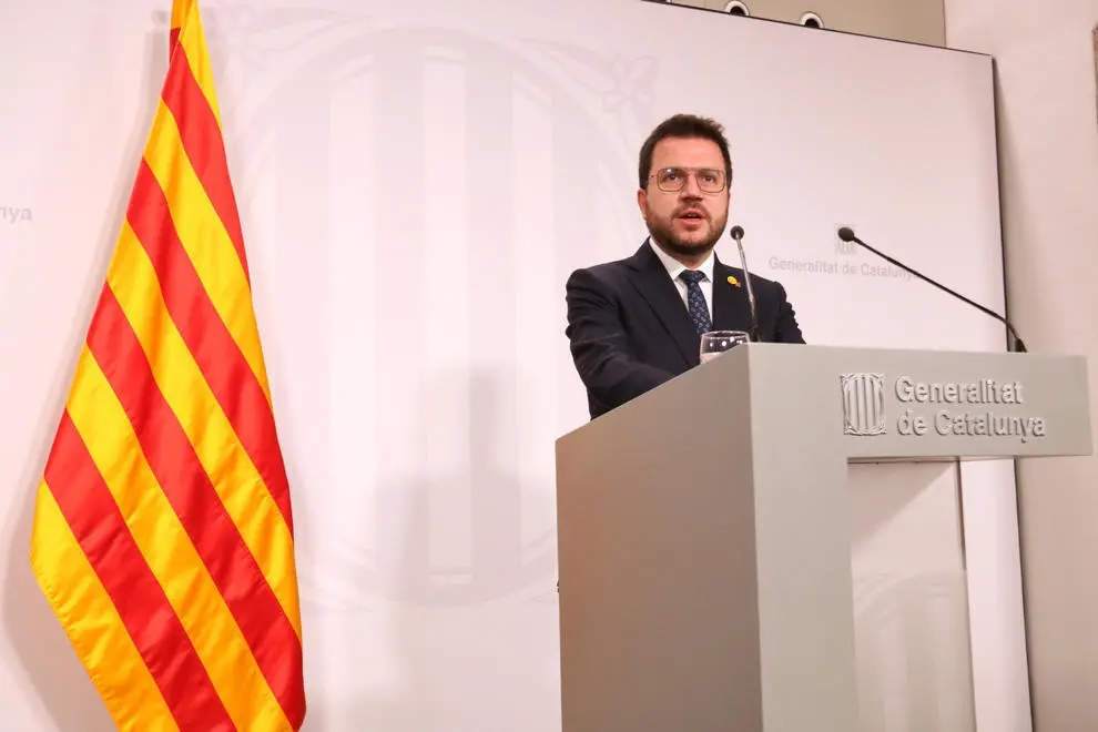 Pere Aragon&egrave;s aquest dimarts en roda de premsa