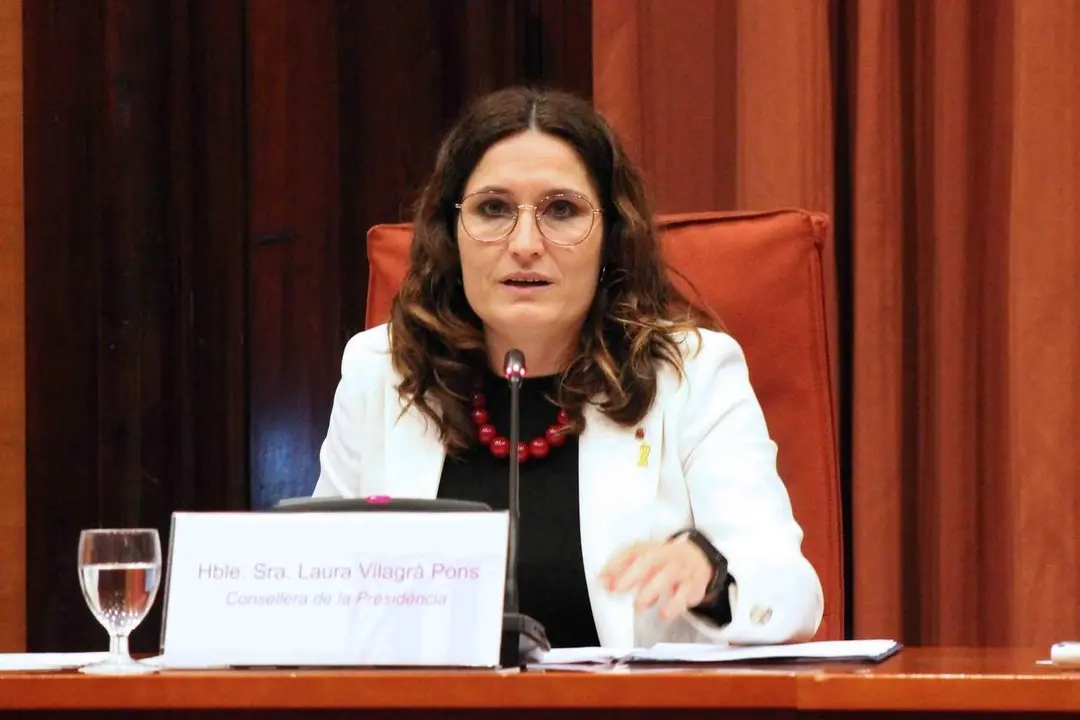 Laura Vilagr&agrave; al Parlament JJOO