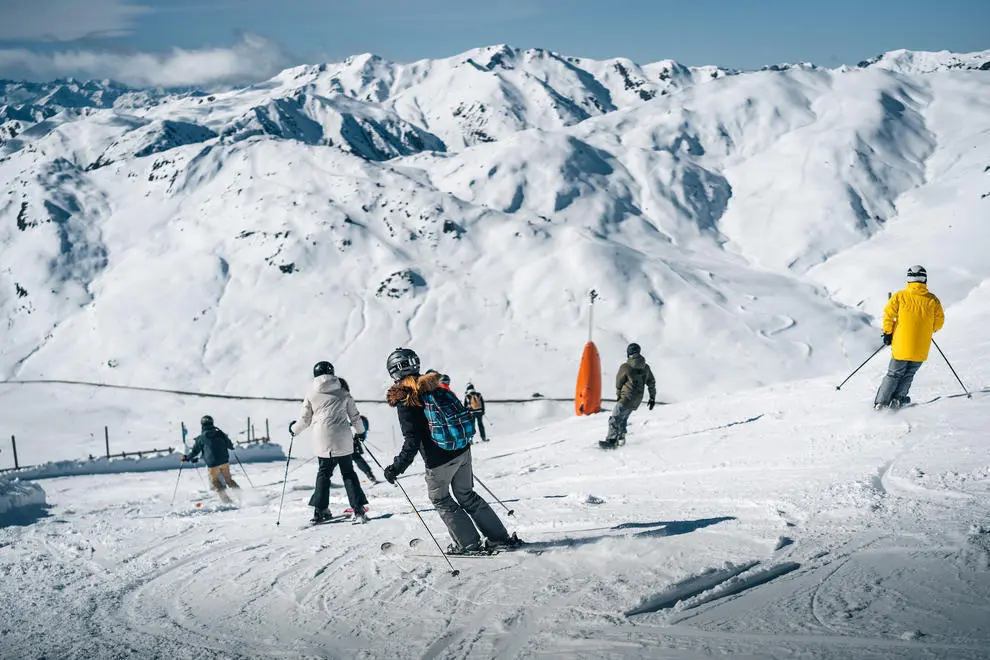 Baqueira Beret esquiadors
