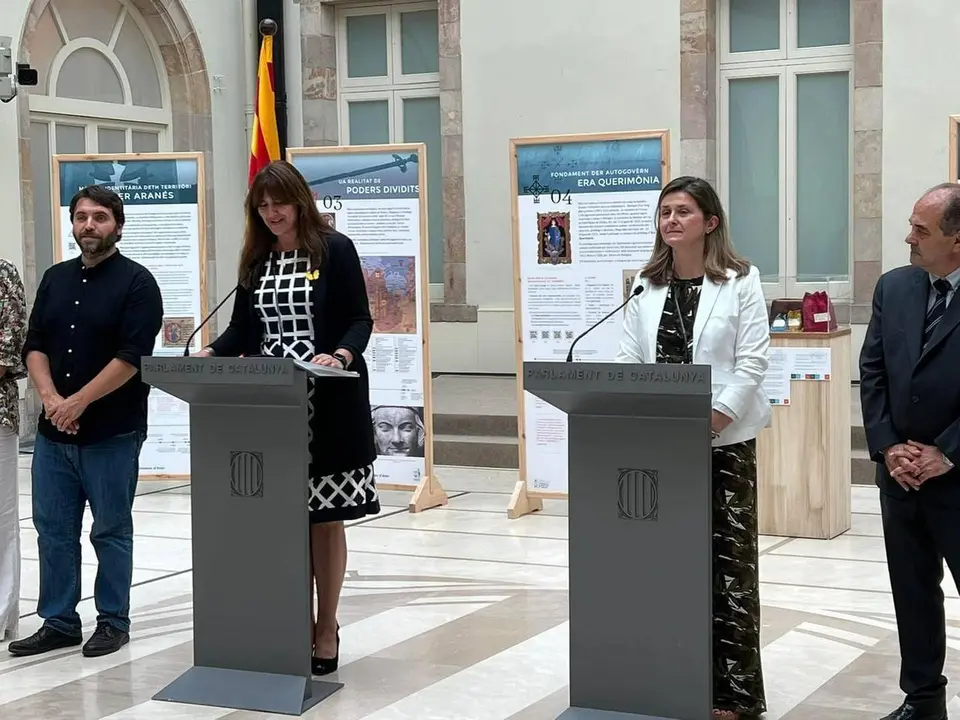 Exposici&oacute; Parlament 30 anys autogovern Aran 1