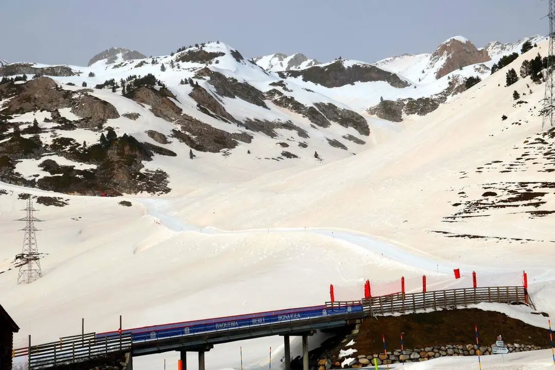 Baqueira Beret al cap del port de la Boniagua