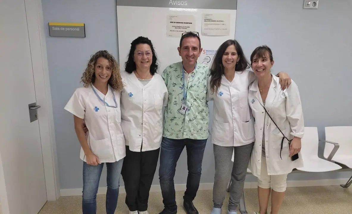 Equip Inferemeria la Seu h&agrave;bits saludables escoles