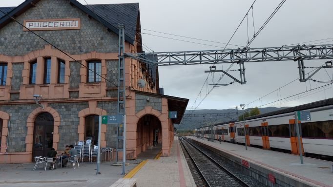 Puigcerdà estació tren 1