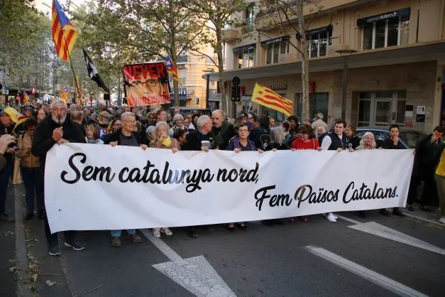 Manifestaci&oacute; Perpiny&agrave;