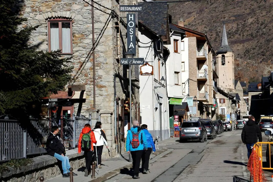 Esterri d'&Agrave;neu turistes hivern 2