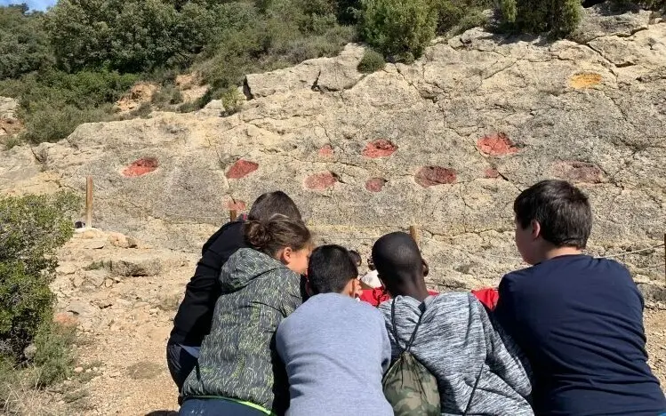 Alumnes de l'escola Valldeflors de Tremp