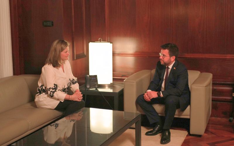 Maria Verg&eacute;s amb Pere Aragon&egrave;s