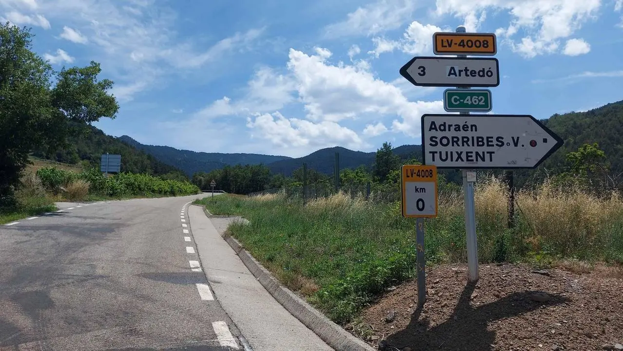 Arted&oacute; carretera