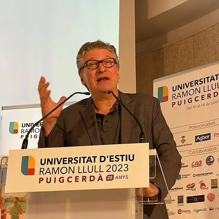 Enric Calpena Inauguraci&oacute; Universitat d'estiu Ramon Llull Puigcerd&agrave;