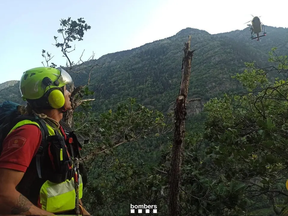 Rescat Lladorre excursionista amb gos