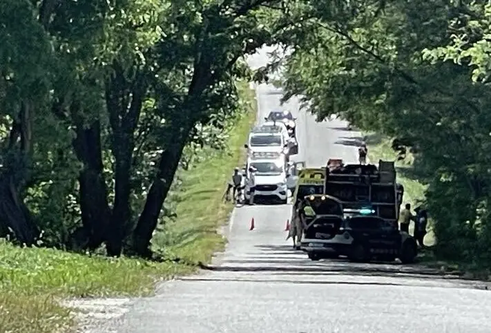 Accident ciclista carretera Bellver a Pi